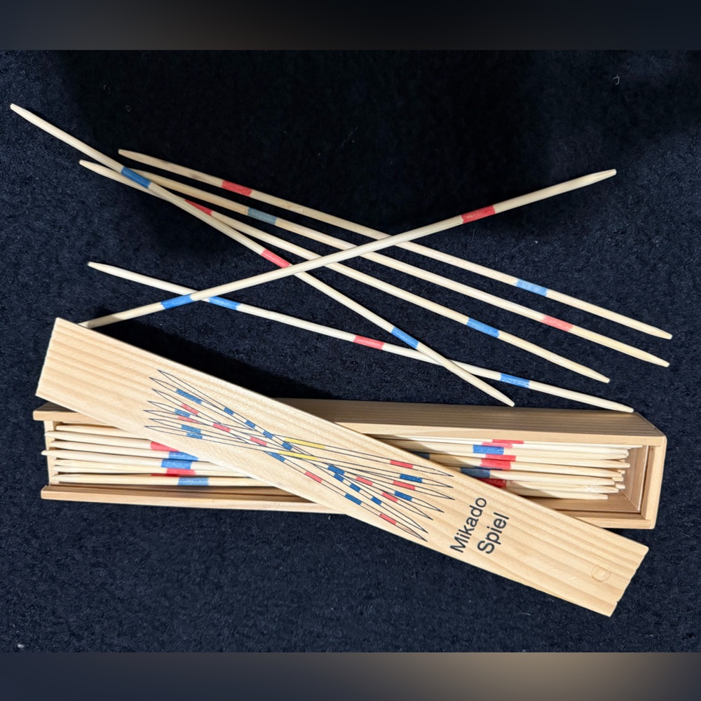 Wooden Pick-Up Sticks Game